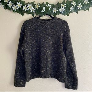 Casual Corner Vintage Brown Wool Sweater L